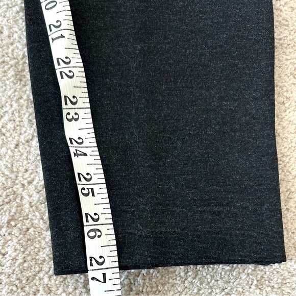 J. Crew Pixie Pants 10S Skinny Dark Gray Black Knit High Rise Zip Back Seam NWT - Picture 11 of 15